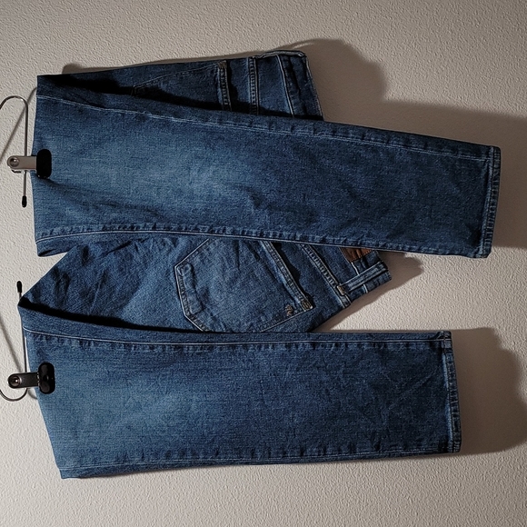 Madewell Denim - MADEWELL STRAIGHT LEG HIGH WAISTED DENIM BLUE MOM JEANS ECO SLIM BOYJEAN PANT 26